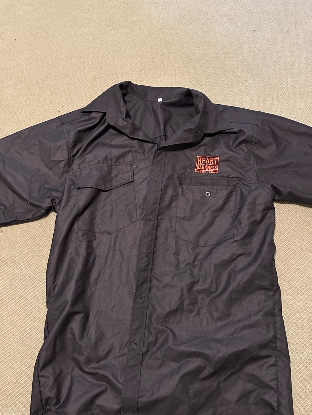 Heart of Darkness Saigon Vietnam Brewery Black Men's Work Shirt